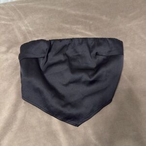 Adika Charcoal Satin Scarf